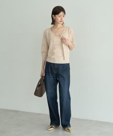 YECCA VECCA 【2点SET】インナーセットレース柄カーディガン