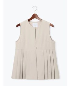 Te chichi 【セレモニーアイテム】サイドプリーツペプラムジレ（セットアップ可）