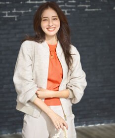 ANY SIS 【CICA加工・選べる9色展開】スリットポイントボトルネック ニット