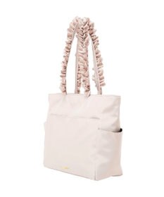 Maison de FLEUR 撥水加工フリルハンドルトートバッグ