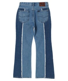 earth music&ecology Ｌｅｅ×ｅ．ｍ．ａ．ｅ　切替デニムフレアパンツ