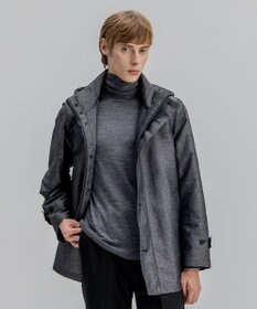 JOSEPH HOMME 新素材【4WAY】ライトラスターシャンブレー　ダウンコート