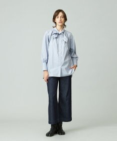 J.PRESS YORK STREET 【WOMEN】コットンボータイ ブラウス