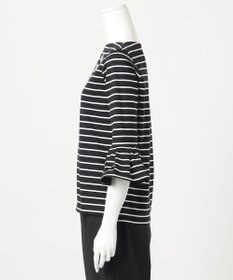 23区 L 【R(アール)】ビジュ― ストライプ ジャージー