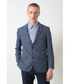 DAKS ウールコットンダークブルージャケット