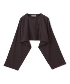 BEIGE， 【BEIGE,ecru/WEB限定・洗える】JERSEY STITCH / コットンクロップドトップス