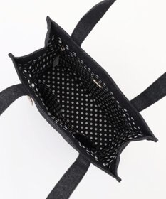 LA BAGAGERIE チャーム付きデニムバッグ Mサイズ