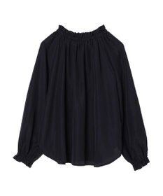 Green Parks スタンドフリルボウタイブラウス