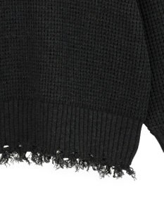 YECCA VECCA ダメージルーズニット