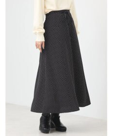 earth music&ecology リボンフレアスカート