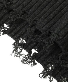 YECCA VECCA ダメージルーズニット