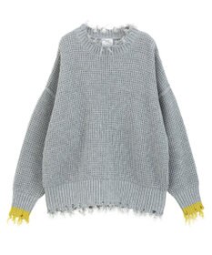 YECCA VECCA ダメージルーズニット