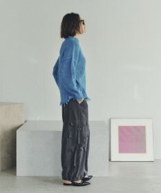 YECCA VECCA ダメージルーズニット