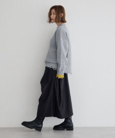 YECCA VECCA ダメージルーズニット