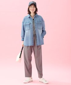 洗濯機可/ストレッチ】デニムシャツ / ANY | ファッション通販