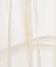 YECCA VECCA バルーンスリーブシアーシャツ