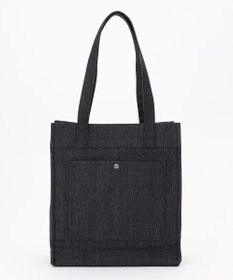 LA BAGAGERIE チャーム付きデニムバッグ Mサイズ