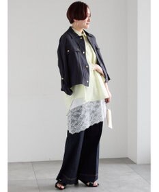 Te chichi シアーストライプシャツ