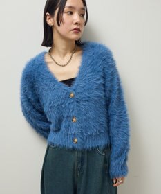 Green Parks ・Ｐｅｔｉｔ　Ｆｌｅｕｒ　シャギーニットカーディガン