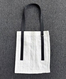 ICB 【A4サイズ収納可】ロゴハンドルトートバッグ