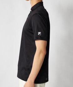 FILA GOLF／marie claire 【FILA GOLF】メッシュ加工ビックロゴ半袖ポロシャツ