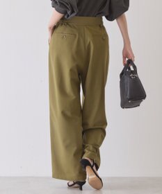 AMERICAN HOLIC リボン付きタックワイドパンツ