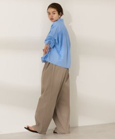 AMERICAN HOLIC 接触冷感ギャザーリボンスリーブ半袖シャツ