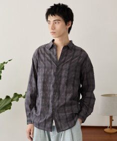 WEGO クリンクルチェックシャツ（LS）