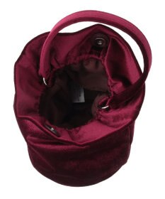 earth music&ecology ベロアハンドルバッグ