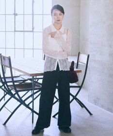 earth music&ecology ベロアハンドルバッグ