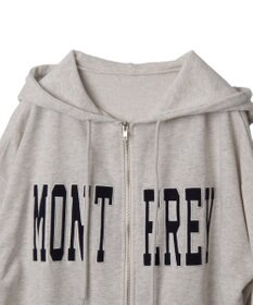 WEGO ロゴWジップビッグパーカー