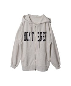 WEGO ロゴWジップビッグパーカー