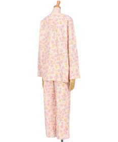 Wing パジャマ 綿100%(本体) スムース素材 長袖 長ズボン レディース EP6018 ウイング／ワコール