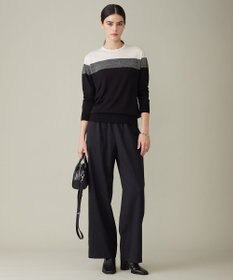 ICB 【洗える】 TWブロード ワイドストレートパンツ