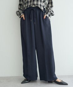 YECCA VECCA ビンテージサテンイージーワイドパンツ