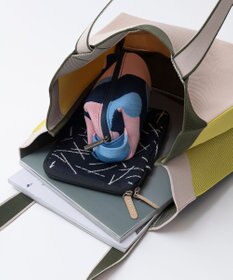TRICOTE バイカラーペーパーバッグ