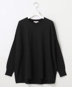 自由区 L 【WEB限定カラーあり】レーヨンストレッチ ニットT