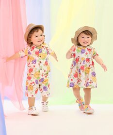 MIKI HOUSE HOT BISCUITS 【ビーンズ×フルーツシリーズ】【80-120cm】オープンカラーシャツ