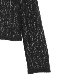 earth music&ecology フロントボタンレースプルオーバー