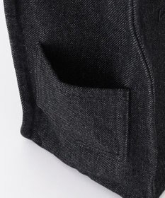 LA BAGAGERIE チャーム付きデニムバッグ Mサイズ