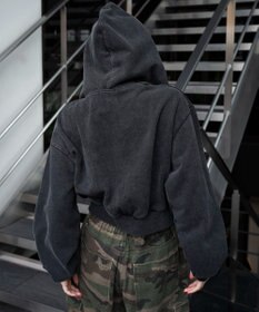 WEGO ショートZIPパーカー