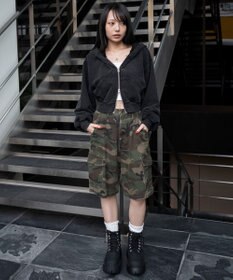 WEGO ショートZIPパーカー