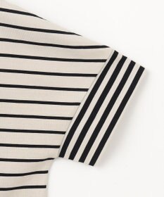 23区 S 【洗える】ランダムボーダー ドルマン カットソー