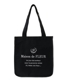 Maison de FLEUR パイピングスクエアトートバッグ