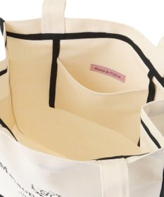 Maison de FLEUR パイピングスクエアトートバッグ