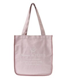 Maison de FLEUR パイピングスクエアトートバッグ