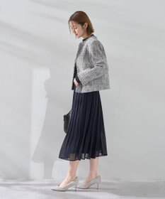 YECCA VECCA プリーツシフォンスカート