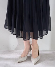 YECCA VECCA プリーツシフォンスカート