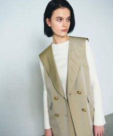 GRACE CONTINENTAL セーラーカラーサテンベスト