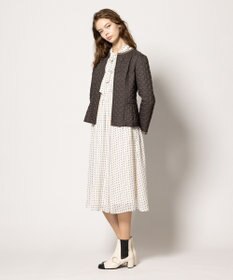 TOCCA 【消臭・洗える】CLOVER CARPET キルト中綿ショートコート